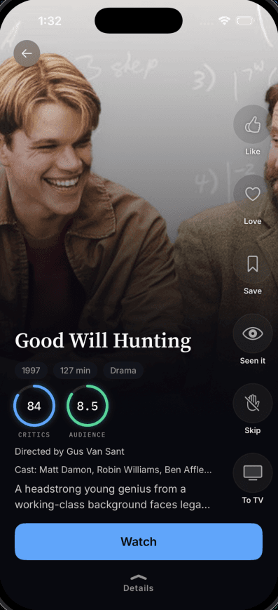 Arlo's pick: Good Will Hunting, ready to watch